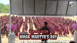 May 16, 2024 Sakawrdai Mini Stadium HMAR MARTYR'S DAY|| Sinlung Hill Council, Mizoram