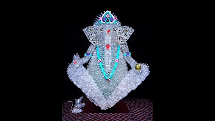 Plastic Water Bottle Ganesh Idol | Eco friendly ga...