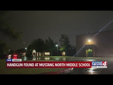 Handgun found at Mustang North Middle School