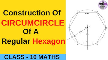 Construction Of Circumcircle Of A Regular Hexagon । Construction Of Hexagon