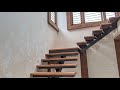 Fabricated metel staircase construction  floating staircase