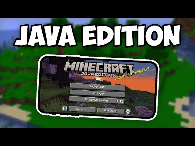 How to download minecraft java edition in mobile 1.19 easily play java  edition, By - Gamingistan