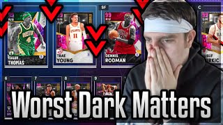 i used the WORST dark matters in nba 2k21 myteam and it went badly.