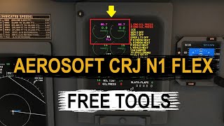 AEROSOFT CRJ FMS Tutorial | How To Use Takeoff Performance Using Free Tool In Easy Steps screenshot 4