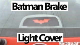 Batman Car Decal (For Your Brake Light)