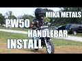 Mika Metals PW50 Handlebar Install