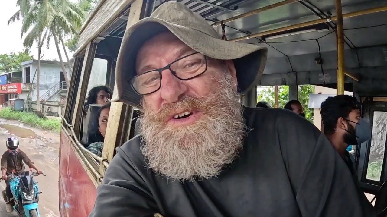 This Indian bus ride was brutal.I wasn't in a good mood. Cochin to Alleppey.