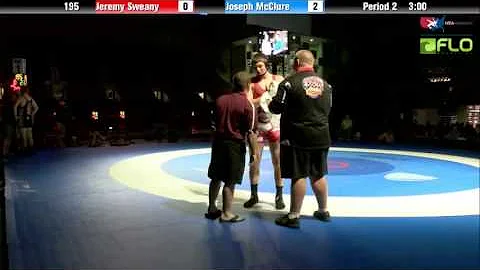 Junior 195 - Jeremy Sweany (California) vs. Joseph...