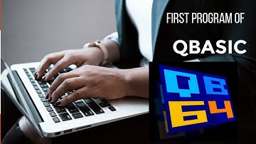 QBasic program | First program of QBasic | Hindi