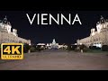 Vienna Austria - Night Walking / Hofburg 4K UHD