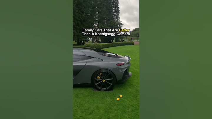 Family Cars That Are Better Than A Koenigsegg Gemera