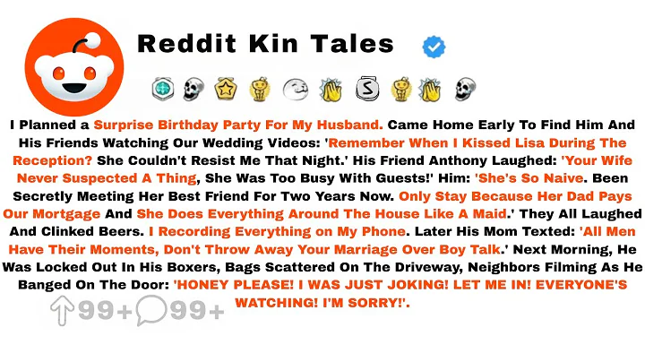 I Planned a Surprise Birthday Party For My Husband. Came Home Early To Find Him