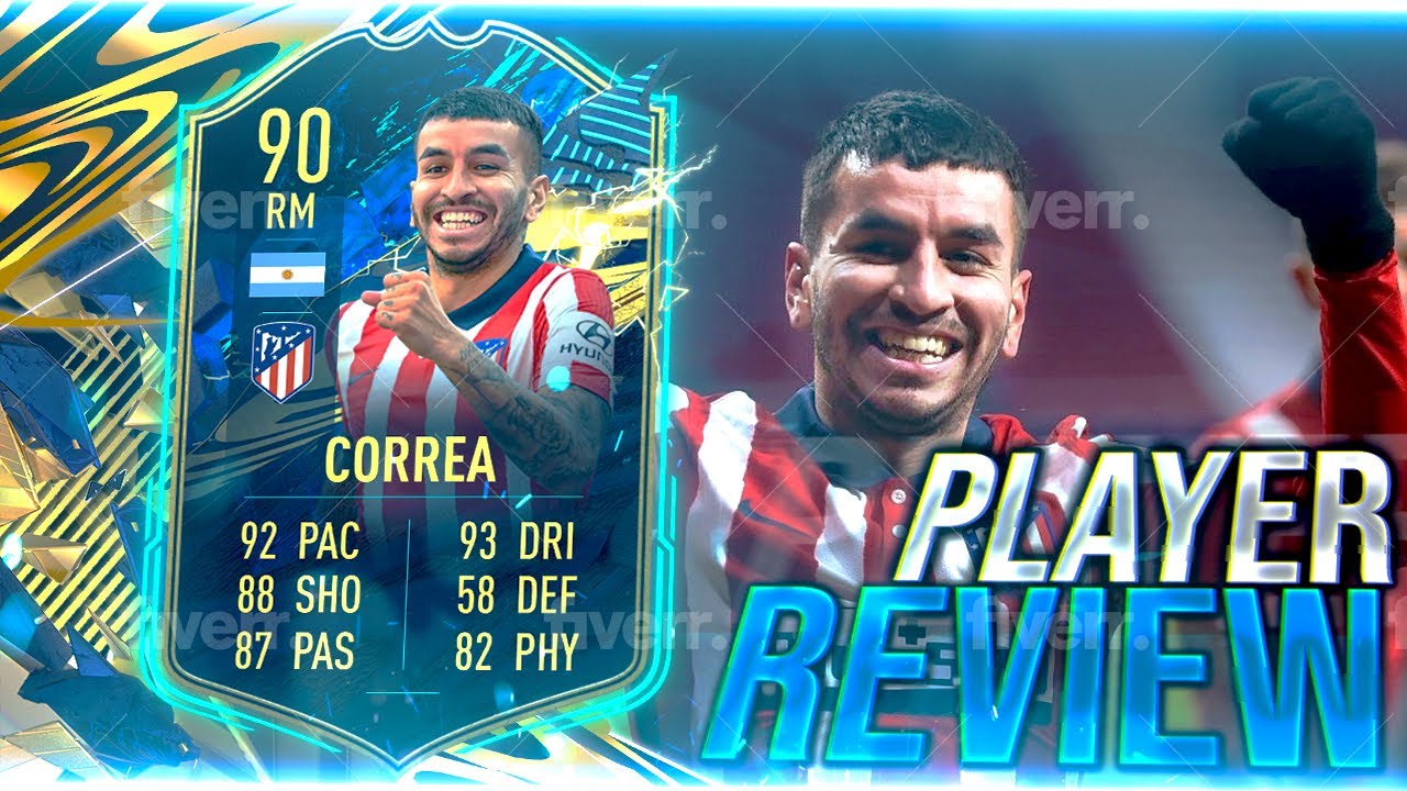 ⚽️ Messi +1(CM)  Angel Correa 90 TOTS PLAYER REVIEW  ⚽️ FIFA 21 ULTIMATE TEAM ⚽️