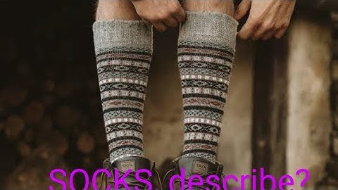 Auslan  Socks Describe Explain please #questions