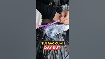 ✅ Túi rác dây rút siêu dai – tiện lợi, sạch sẽ mỗi ngày! #review #tienmo #sanphamtienich