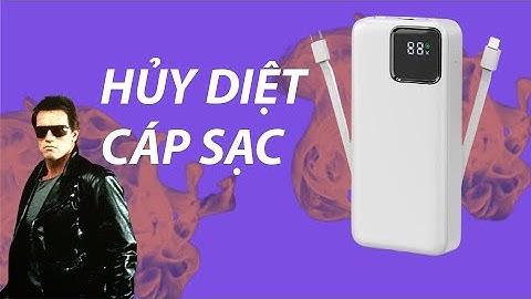 Review Sạc dự phòng Wiwu ĐÁ CHÉN CƠM của cáp sạc