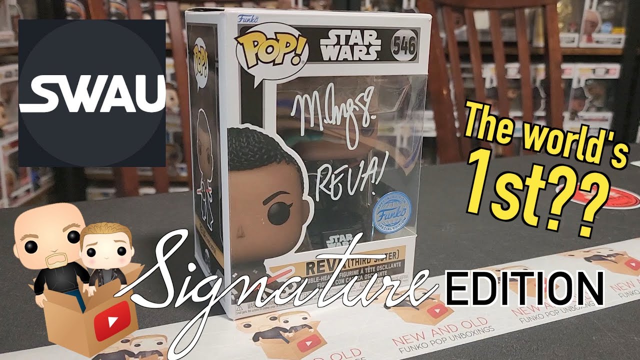 MOSES INGRAM SIGNED REVA POP FUNKO FIGURE STAR WARS OBI WAN KENOBI + JSA  COA