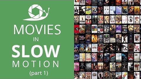 Slow motion scenes from popular movies (part 1)