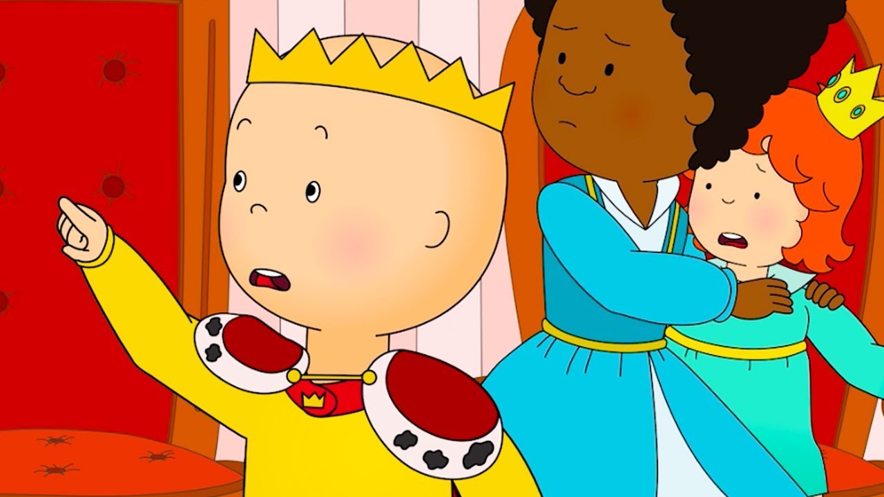 ☆NEW☆ 👑 King Caillou 👑 Funny Animated Caillou | Cartoons for kids -  YouTube