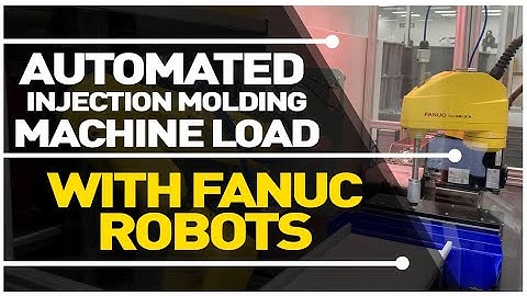 Automated Plastic Mold Injection Machine Tending, Courtesy of Plastics Technical Solutions, Corp.