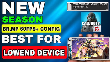How To Fix Lag + Ping In COD MOBILE 2023 | Codm Config | New Season
