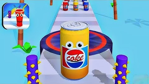 Juice Run Max - All Levels Mobile Gameplay Walkthrough Android IOs Relaxing & satisfying PKUY64