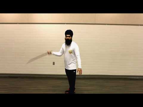 Sikh Martial Arts (Gatka) Tutorial 6, Spinning Daang