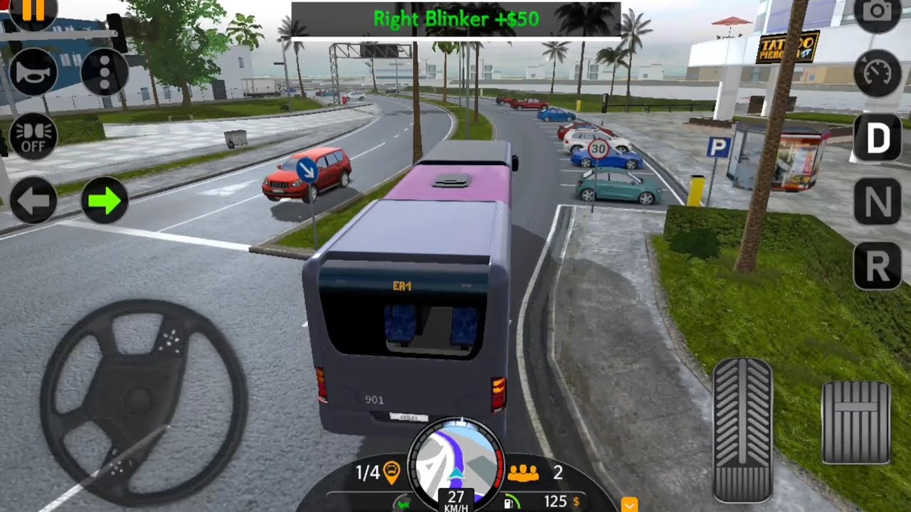 Bus Simulator Dubai: Route 2! Driving Through the City & Desert (Full Gameplay)