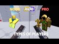 Types of ROBLOX RIVALS Players.... #roblox #robloxrivals