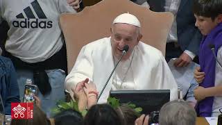 2024.05.11 Highlights  #Be Human Children's Table, Pope Francis 11 May 2024