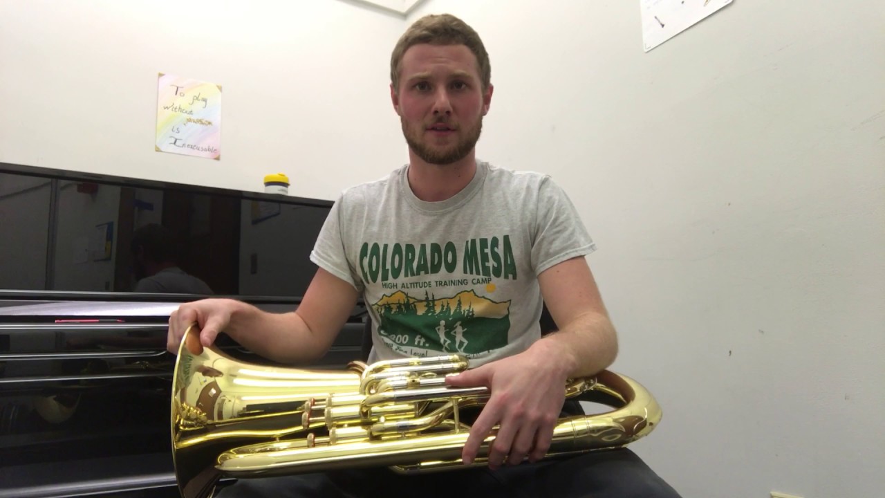 How To Hold A Euphonium