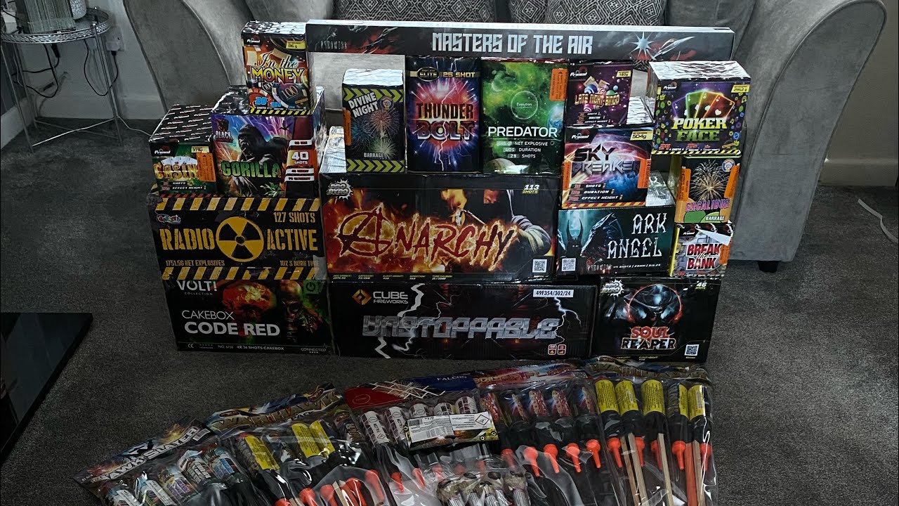 FIREWORK STASH PART 1 2025. #fireworks #2025 #pyro 