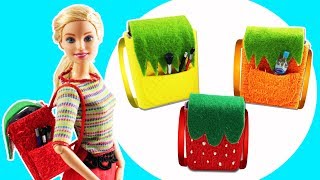 DIY Back To School: No-sew Miniature Schoolbag / Backpack / Bookbag Tutorial