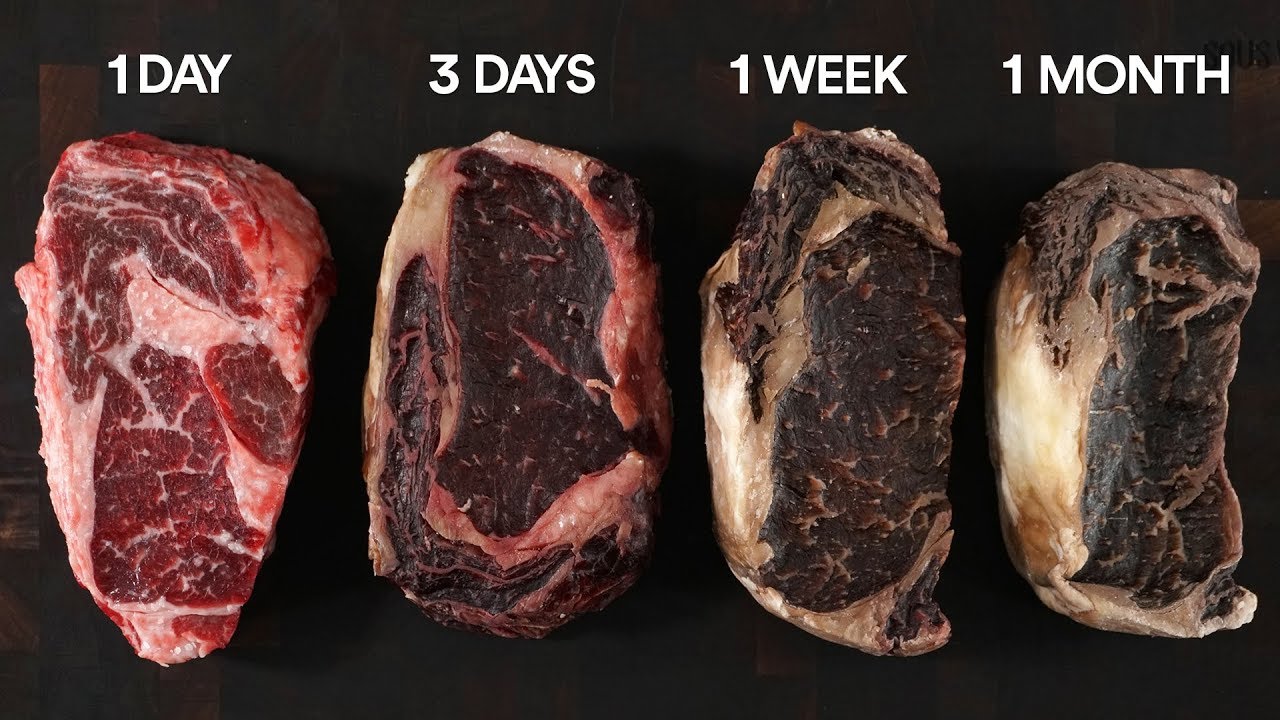 Smart Dry Aging Fridge, Dry Aged Steaks