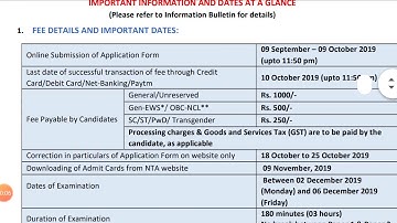 NTA NET DECEMBER 2019 RESULT DATE