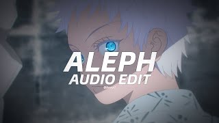 aleph - gesaffelstein [edit audio]