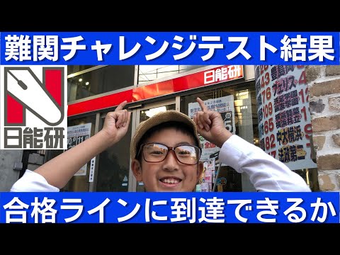 中学受験 日能研の難関チャレンジテストの結果が届きました。難関校の
