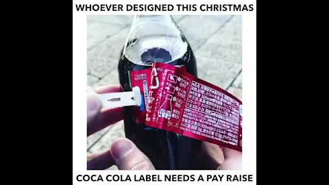 Coca Cola Special Labels For Christmas