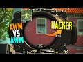 AWM FIGHT WITH HACKER WHO WILL WIN ?? | SOLO VS SQUAD | PUBG MOBILE