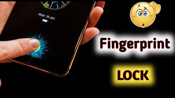 How To Get In Display Fingerprint Lock On Any Android |l 100% Secure and Working lI