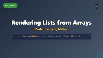 React Tutorial: Rendering Lists from Arrays with map()