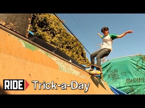 How-To Skateboarding: Fakie Smith Grind with Vanessa Torres