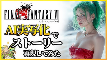 【総集編】AIでFF6のオープニングからエンディングまで再現してみた  (Final Fantasy 6 AI generated movie)
