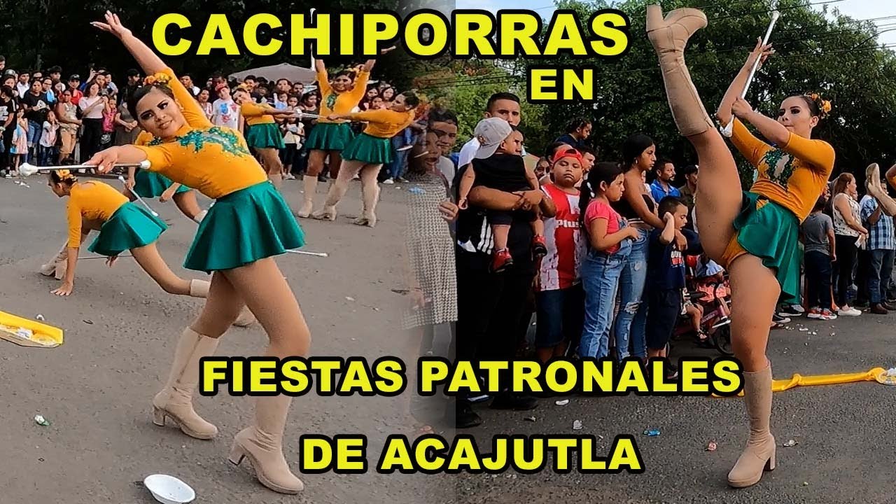 Cachiporras Salvadoreñas desfile de Correo Acajutla Sonsonate El Salvador