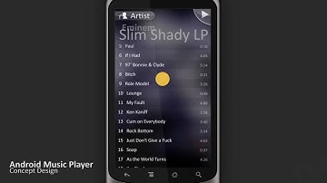 Android Music Player Concept