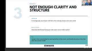 Reason #3 Strategic Plans Fail: No One Knows Who Owns What