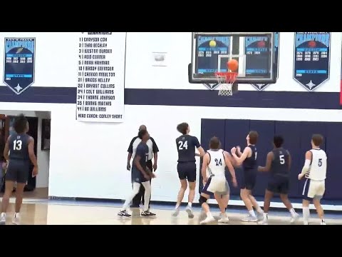 Only Warriors on the court, Southwest Georgia Academy versus Brookwood