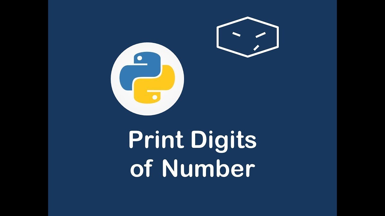 print digits of number in python 😀 - YouTube