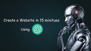 Create a Website in Minutes Using ChatGPT & React.js | AI Website Builder Tutorial for Beginners Guide
