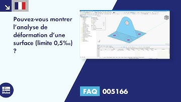 FAQ 005166 | Pouvez-vous montrer l’analyse de déformation d’une surface (limite 5%) ?
